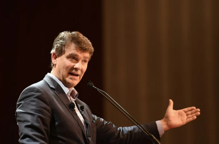 Arnaud Montebourg (PS), candidat à l'élection présidentielle de 2017, le 19 septembre 2016 à Gonesse dans le Val-d'Oise