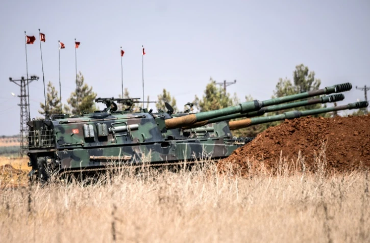 Des chars turcs près de la frontière syrienne, le 3 septembre 2016