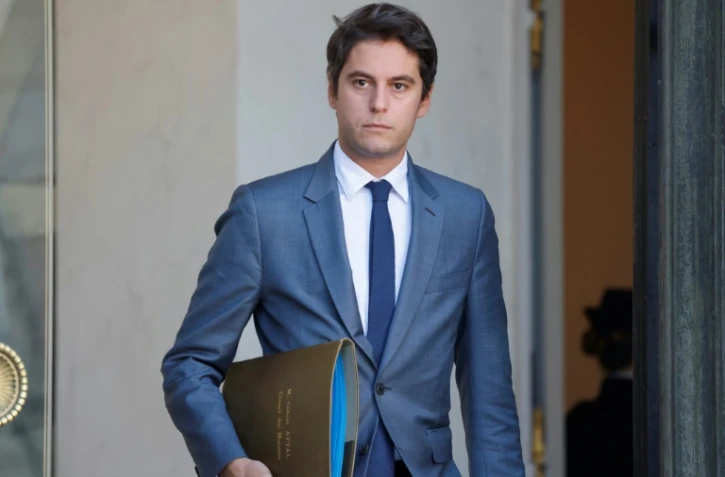 Le ministre de l'Education nationale  Gabriel Attal le 22 novembre 2023 à Paris