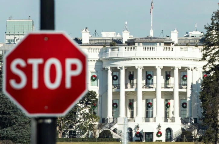 Près de la Maison Blanche, le 27 décembre 2018 à Washington
