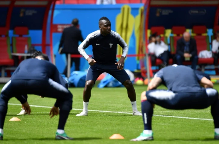 Blaise Matuidi lors d'une séance d'entraînement avec les Bleus à Kazan, le 15 juin 2018, à la veille du match contre l'Australie