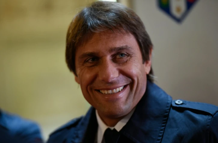 Le sélectionneur de l'équipe d'Italie Antonio Conte, le 9 novembre 2015 à Florence