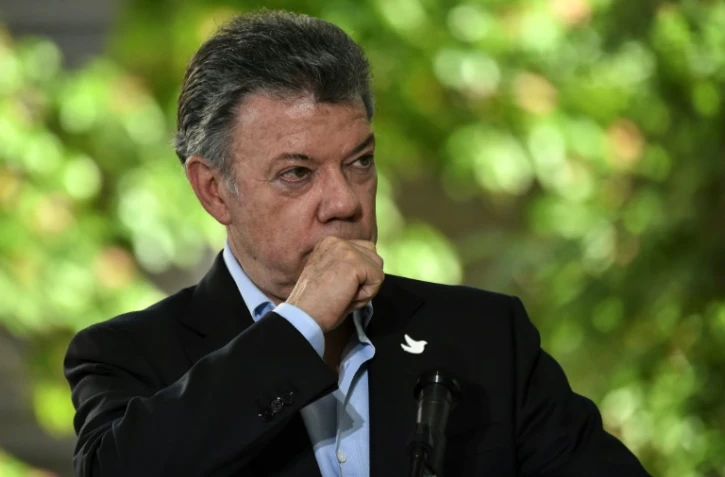 Le président colombien Juan Manuel Santos à Cali en Colombie, le 30 juin 2017