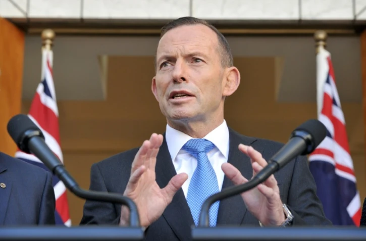 Le Premier ministre australien Tony Abbott à Canberra le 9 septembre 2015