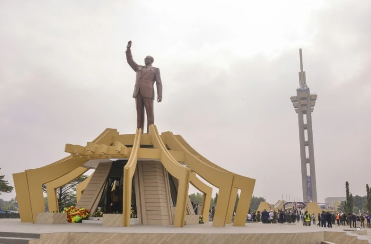 Le mausolée de Patrice Lumumba, héros de l'indépendance congolaise, à Kinshasa, le 30 juin 2022 en RDC