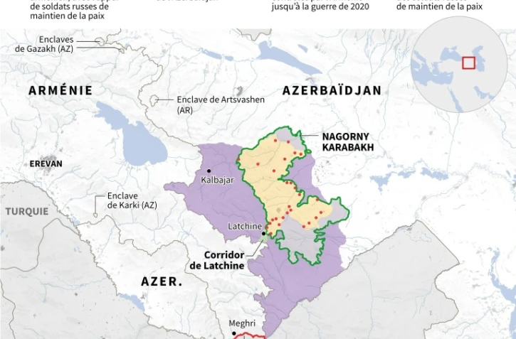 Le Nagorny Karabakh, région disputée depuis trois décennies