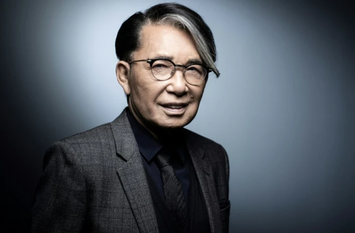 Le couturier Franco-Japonais Kenzo Takada à Paris, le 14 novembre 2018 