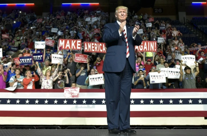 Le candidat républicain à la Maison Blanche Donald Trump, le 24 septembre 2016 à Roanoke en Virginie