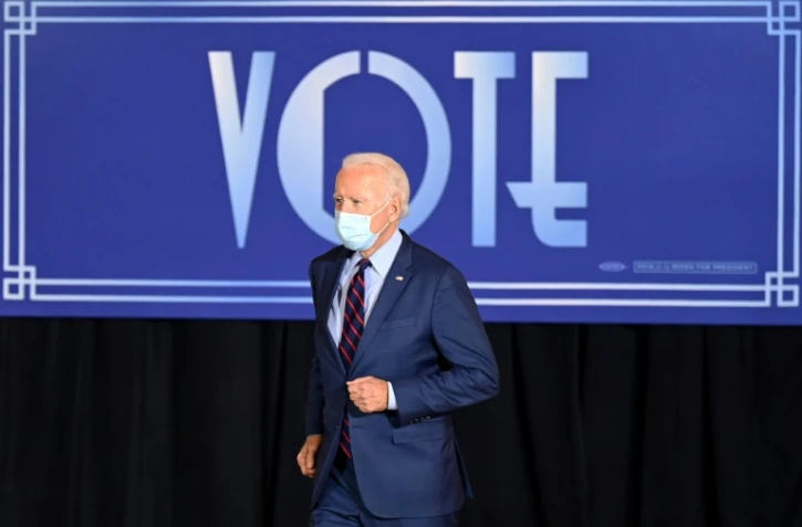Joe Biden à Cincinnati, dans l'Ohio, le 12 octobre 2020

