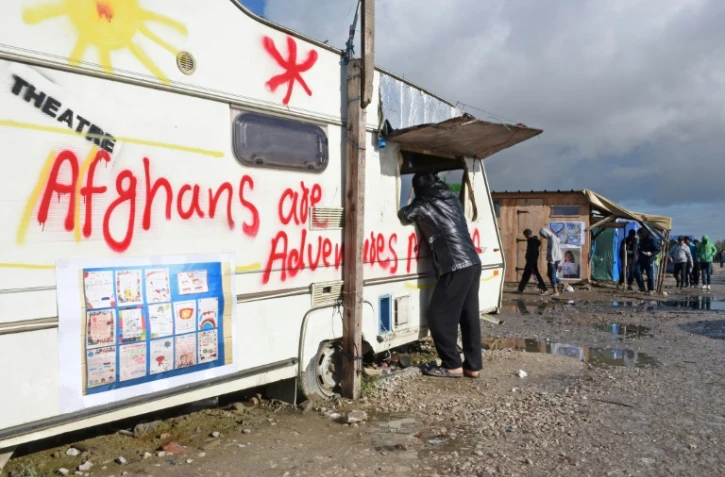 Un homme dans la "Jungle" de Calais, le 22 octobre 2016 