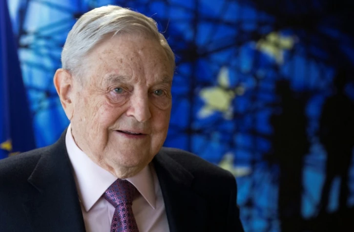 Le financier et philanthrope américain George Soros le 27 avril 2017 à Bruxelles