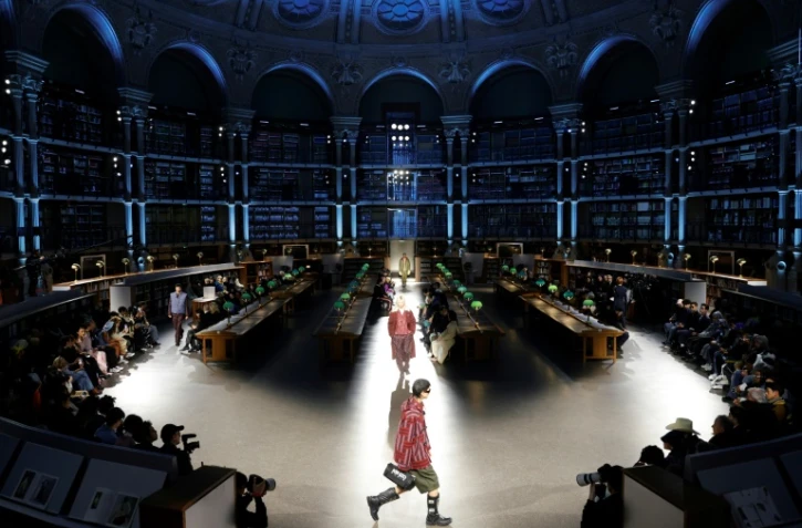 Défilé de la collection Prêt-à -porter Kenzo Menswear Automne-Hiver 2024/2025 lors de la Fashion Week de Paris, le 19 janvier 2024