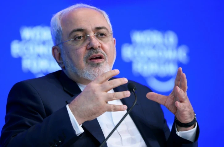 Le ministre des Affaires étrangères iranien Mohammad Javad Zarif,18 janvier 2017 à Davos
