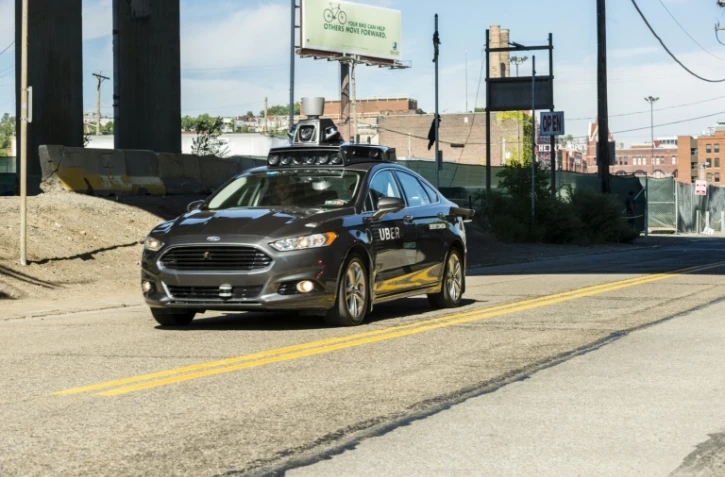 Un véhicule autonome de Uber, le 13 septembre 2016 à Pittsburgh, en Pennsylvanie