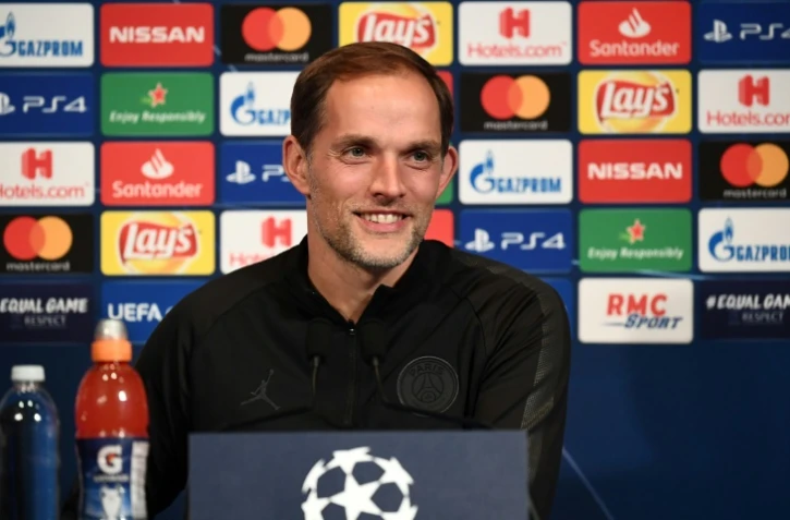 L'entraîneur du PSG Thomas Tuchel en conférence de presse au Parc des Princes, le 27 novembre 2018