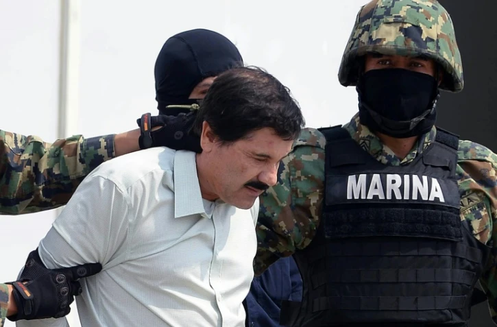Joaquin Guzman, alias "El Chapo", le 22 février 2014 à Mexico 