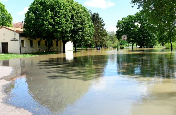 Inondation à Créhange en Moselle le 18 mai 2024