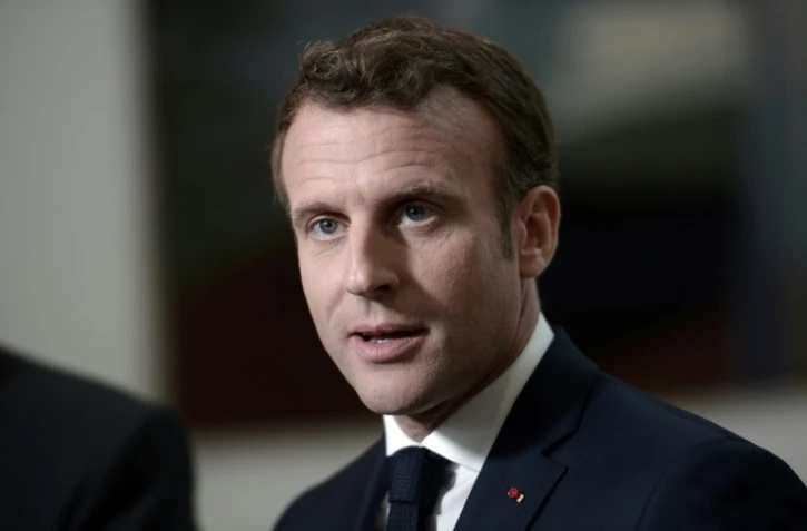 Emmanuel Macron le 17 mai 2019 Ă Biarritz