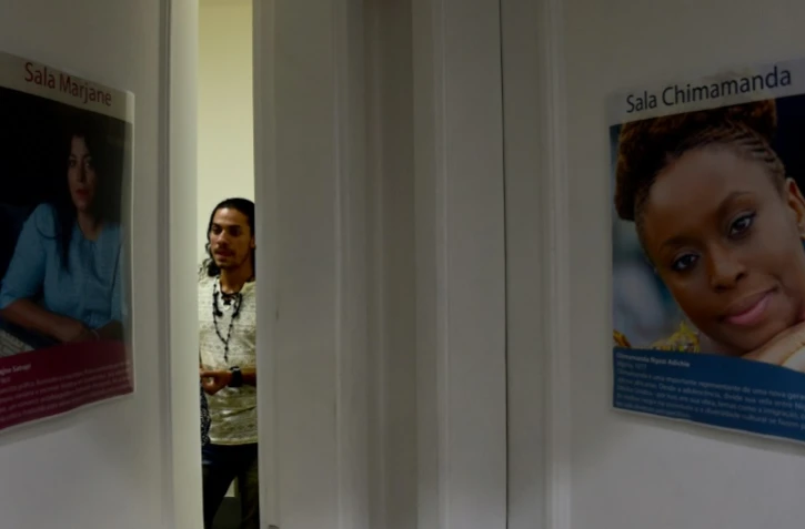 Hadi Bakkou, réfugié syrien qui enseigne l'arabe au Brésil, le 20 avril 2017 à Rio de Janeiro