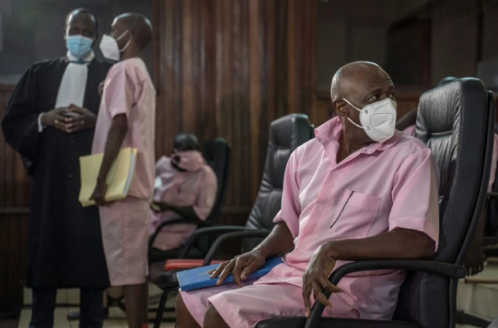 Paul Rusesabagina, qui a inspiré le film Hôtel Rwanda et est devenu un critique du président Paul Kagame , comparaît devant un tribunal de Kigali, le 17 février 2021