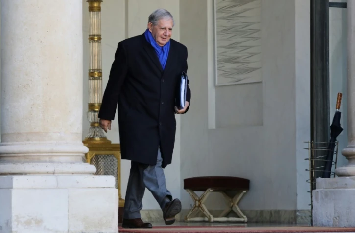 Jacques Mézard, ministre de la Cohésion des territoires à sa sortie de l'Elysée, le 22 novembre 2017