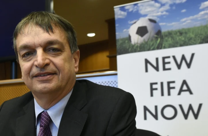 Jérôme Champagne, ancien secrétaire général adjoint de la Fifa, le 21 janvier 2015 à Bruxelles