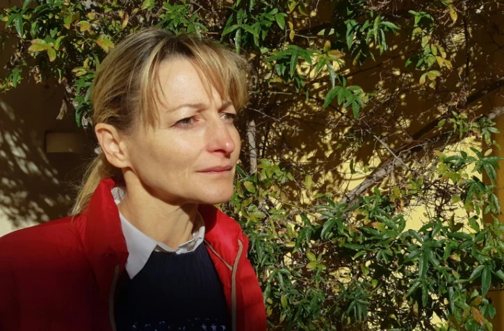 Caroline Tejero lors d'un week-end familial organisé par l'ONG Point-Rose pour les familles ayant perdu un enfant, à Gémenos dans Les Bouches-du-Rhône, le 17 décembre 2023