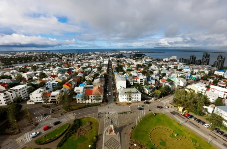 Vue de Reykjavik, le 7 septembre 2021 en Islande
