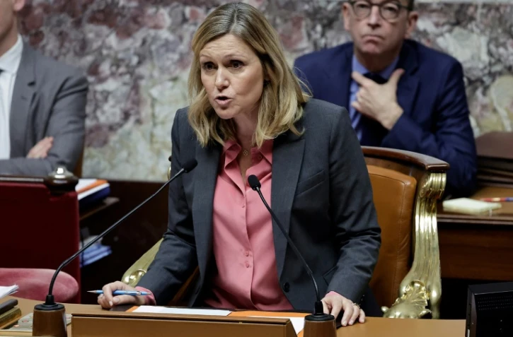La présidente de l'Assemblée nationale, Yaël Braun-Pivert, le 2 décembre 2024 à l'Assemblée nationale, à Paris
