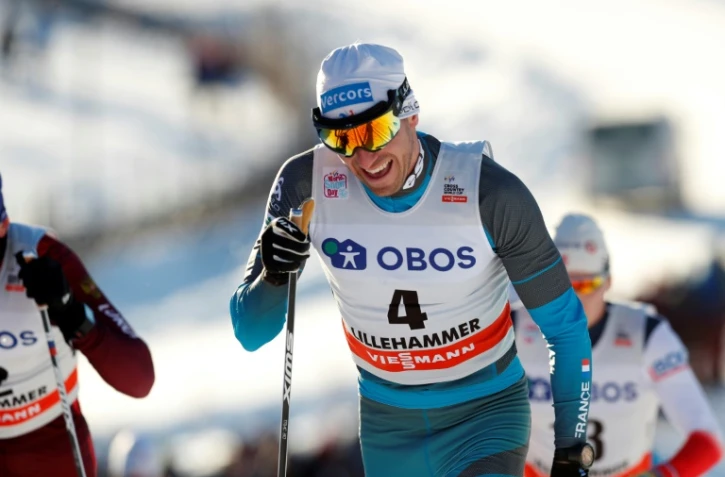 Le fondeur français Maurice Manificat lors du cross country de Lillehammer, le 3 décembre 2017