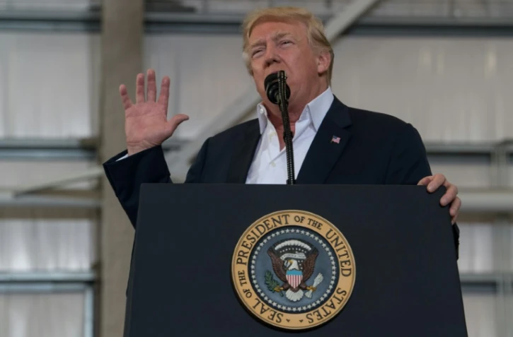 Donald Trump lors d'un rassemblement à Melbourne, en Floride, le 18 février 2017