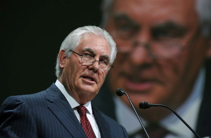 Le PDG d'ExxonMobil Rex Tillerson à Paris, le 2 juin 2015