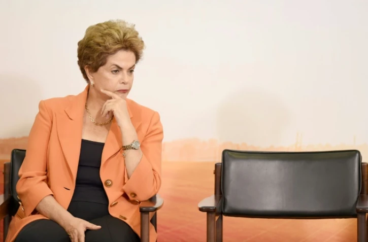 La présidente brésilienne Dilma Rousseff, au palais Planalto à Brasilia le 4 mai 2016