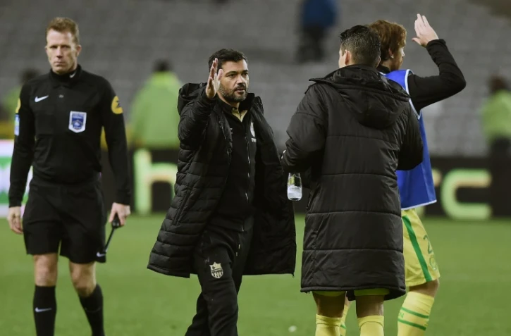 Le nouvel entraîneur de Nantes Sergio Conceiçao après la victoire en Coupe de la Ligue contre Montpellier, le 13 décembre 2016 à La Beaujoire