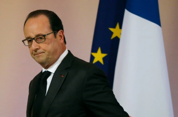 Le président François Hollande à l'Elysée à Paris, le 20 novembre 2015 