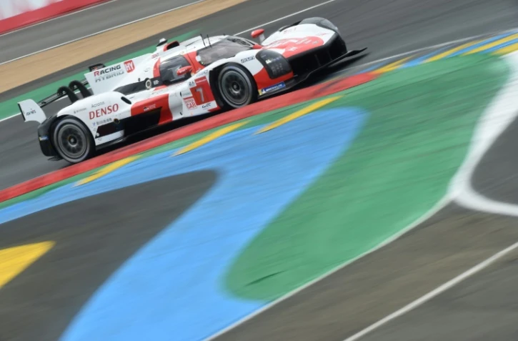 La Toyota N.7 lors des 24h du Mans, le 22 août 2021