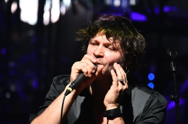 Bertrand Cantat lors d'un de ses concerts à La Rochelle, le 1er mars 2018