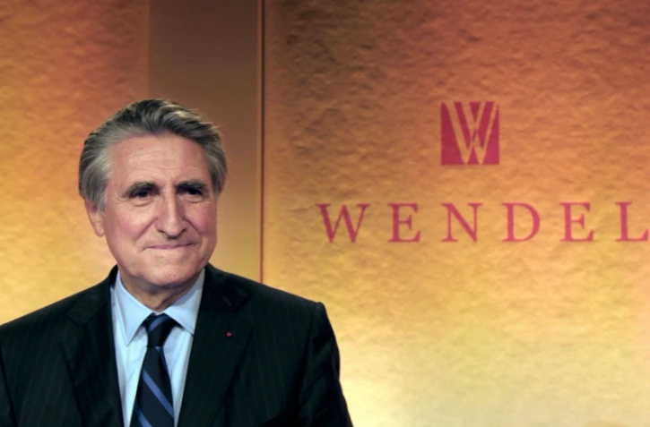 Ernest-Antoine Seillière lors d'une assemblée générale des actionnaires de Wendel, le 9 juin 2008 à Paris