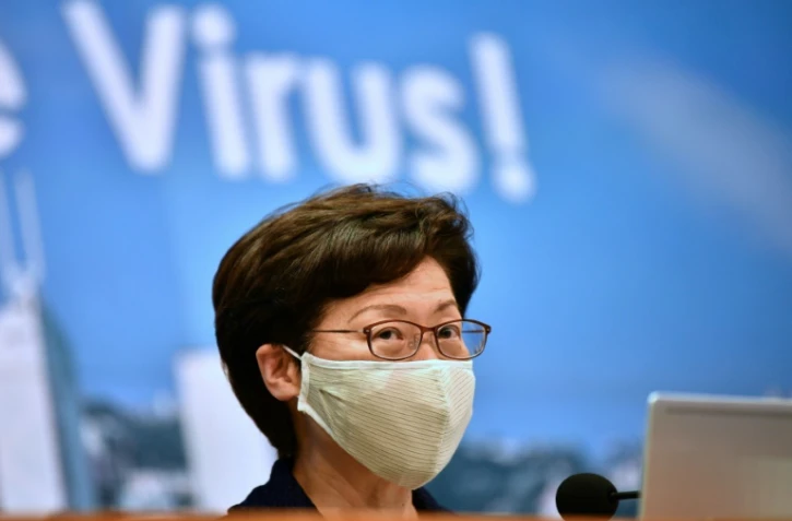 La cheffe de l'exécutif de Hong Kong, Carrie Lam, le 31 juillet 2020