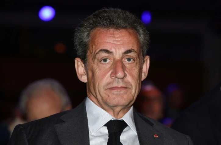 L'ex président Sarkozy le 20 avril 2