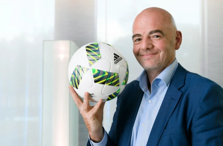 Le président de la Fifa Gianni Infantino pose lors d'une interview à l'AFP, le 5 octobre 2016 à Zurich 