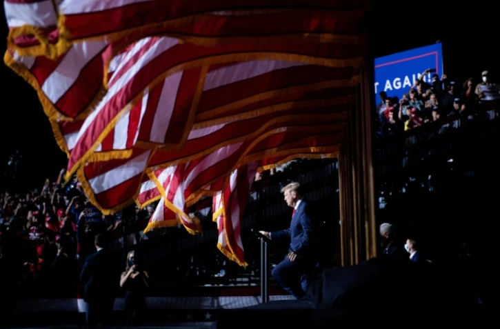 Donald Trump lors d'un meeting électoral à Newport News (Virginie) le 25 septembre 2020