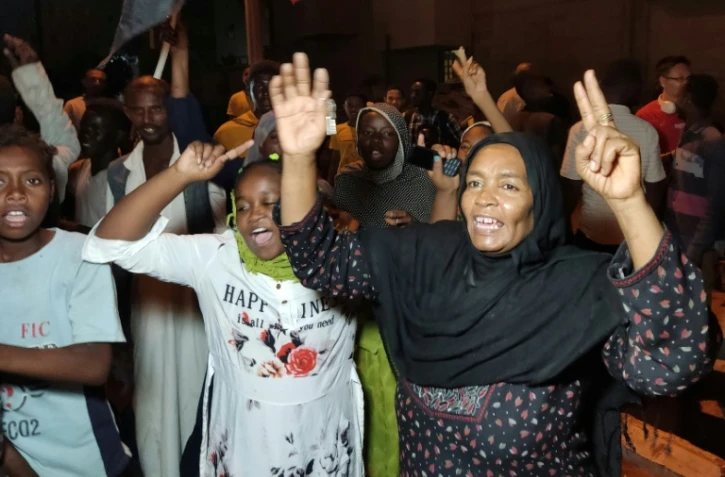Célébrations à Port-Soudan après l'annonce de la reconquête de Khartoum par l'armée soudanaise, le 26 mars 2025