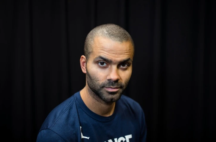 Le Français Tony Parker à Charlotte en Caroline du Nord le 5 octobre 2018