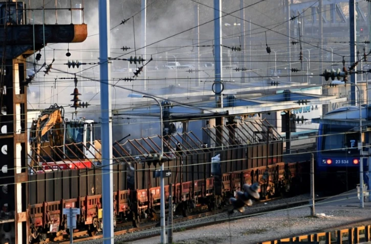 Un wagon incendié à la gare de Valenciennes, le 25 mars 2022