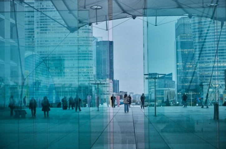 Le quartier d'affaires de La Défense, près de Paris, le 8 novembre 2024