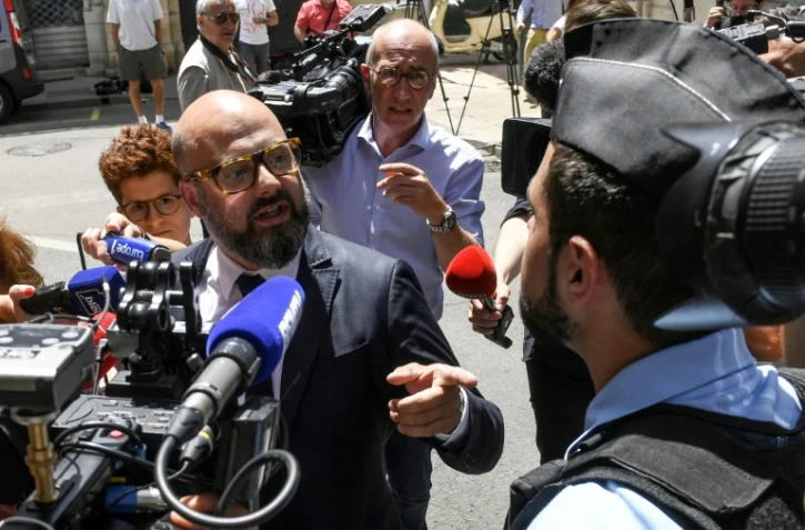 L'avocat de Marcel Jacob, Me Stéphane Giuranna arrive au Palais de Justice de Dijon, le 16 juin 2017