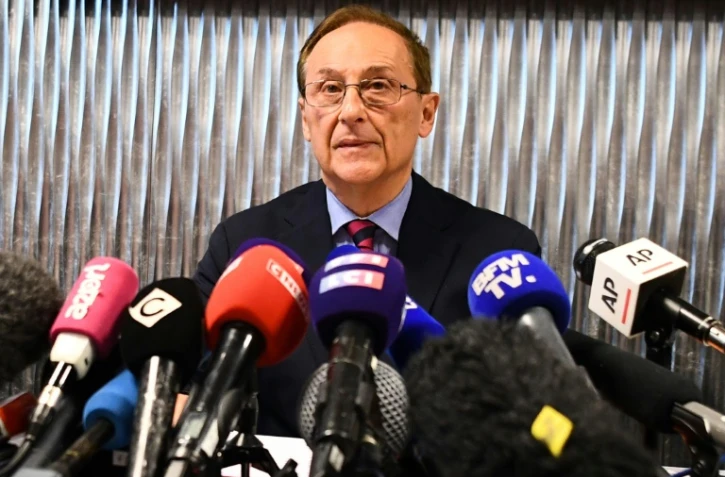 Le président de la Fédération des Sports de glace Didier Gailhaguet, lors d'une conférence de presse, le 5 février 2020 à Paris