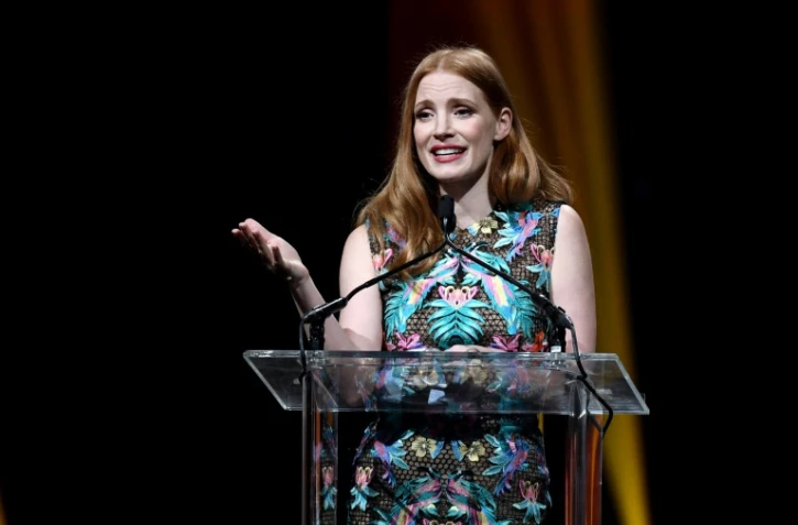 L'actrice américaine Jessica Chastain, le 30 mars 2017 à Las Vegas