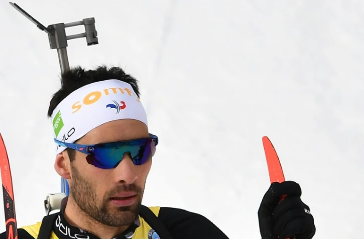 Le Français Martin Fourcade lors de l'Individuel des Mondiaux de biathlon d'Anterselva (nord de l'Italie) le 19 février 2020.